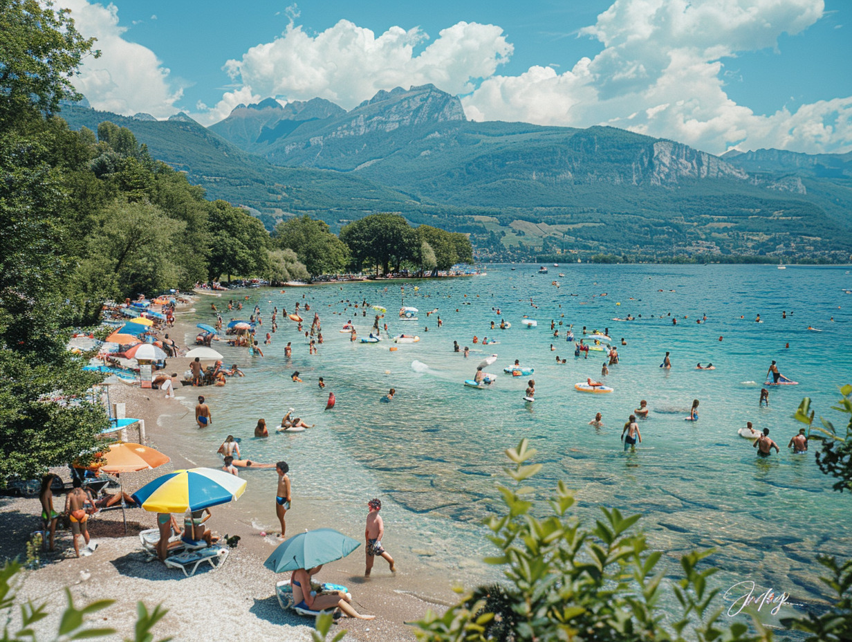 plage lac bourget