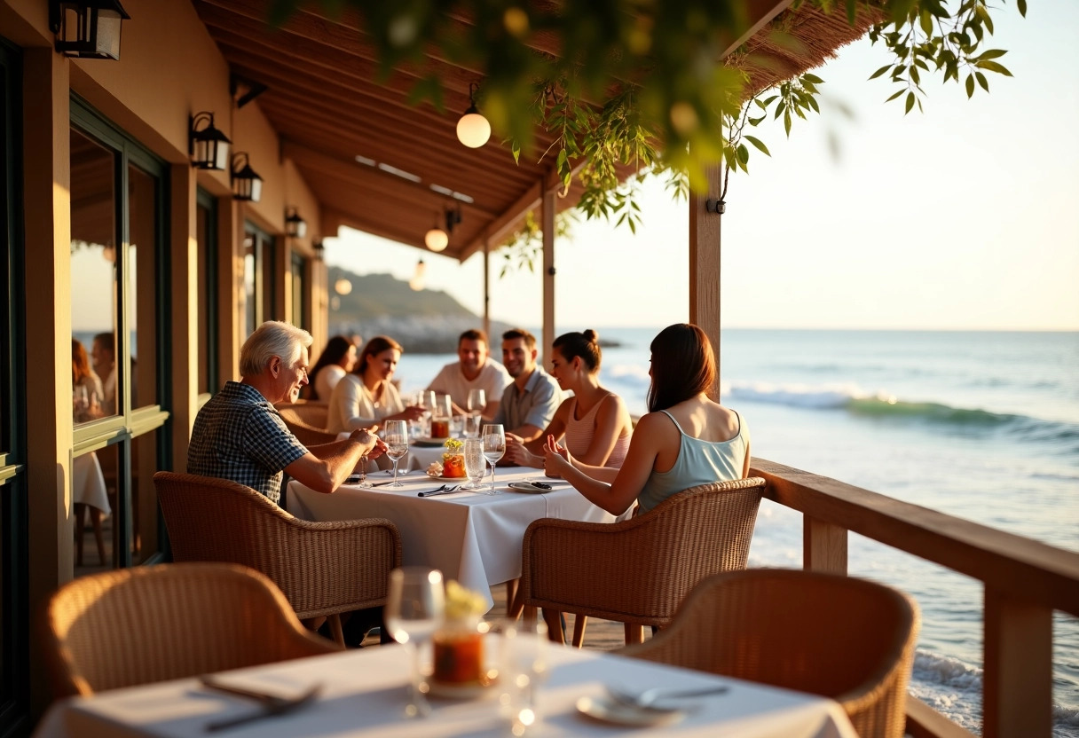 restaurant bord de mer