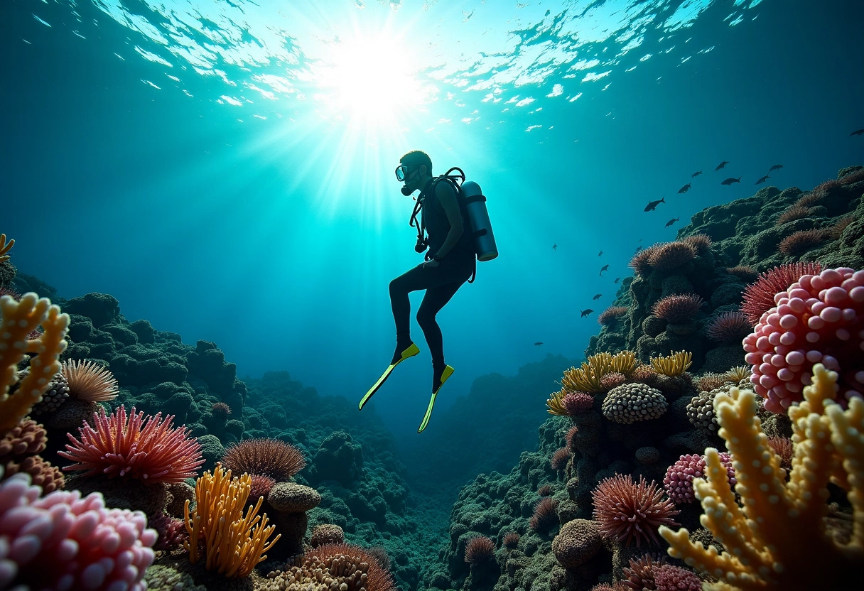 plongée corail